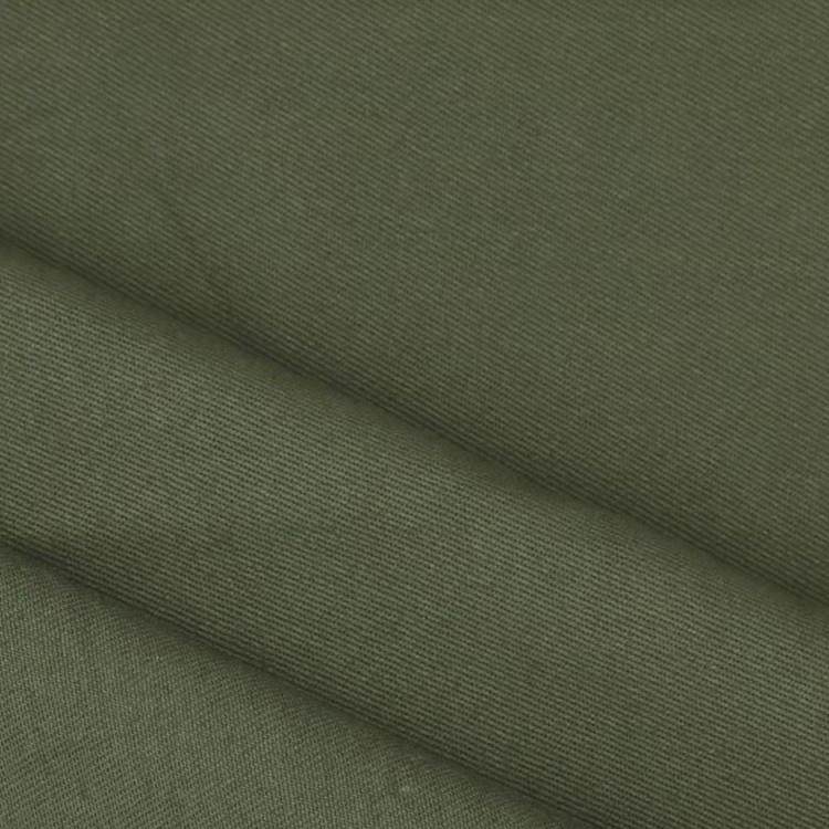 直销新款全棉布料加厚斜纹磨毛纱卡 梭织棉布工作服 帽子服装面料