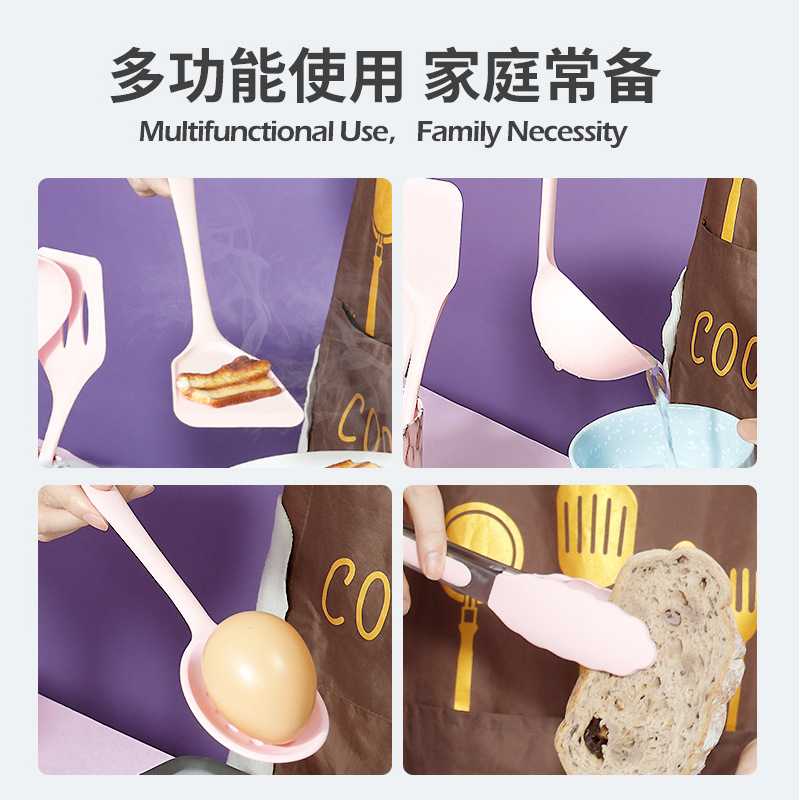 新款直销硅胶锅铲汤勺22件套不粘锅硅胶铲家用食品级硅胶厨具套装