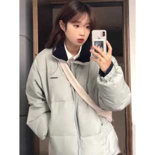 秋冬新款 棉衣女小个子面包服韩系加厚羽绒棉服oversize潮棉袄外套