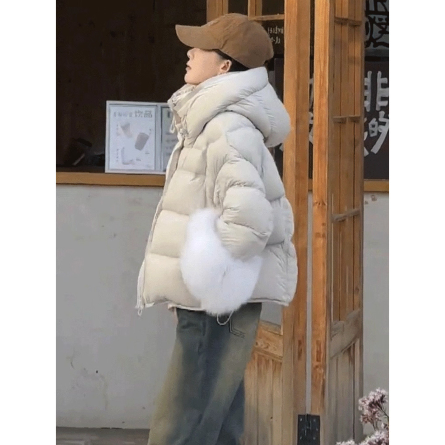 泡芙龟背短款连帽羽绒棉服女秋冬新款小个子宽松加厚面包服外套潮,女装/女士精品,棉衣/棉服,淘宝优惠券,粉丝福利购,淘宝优惠卷