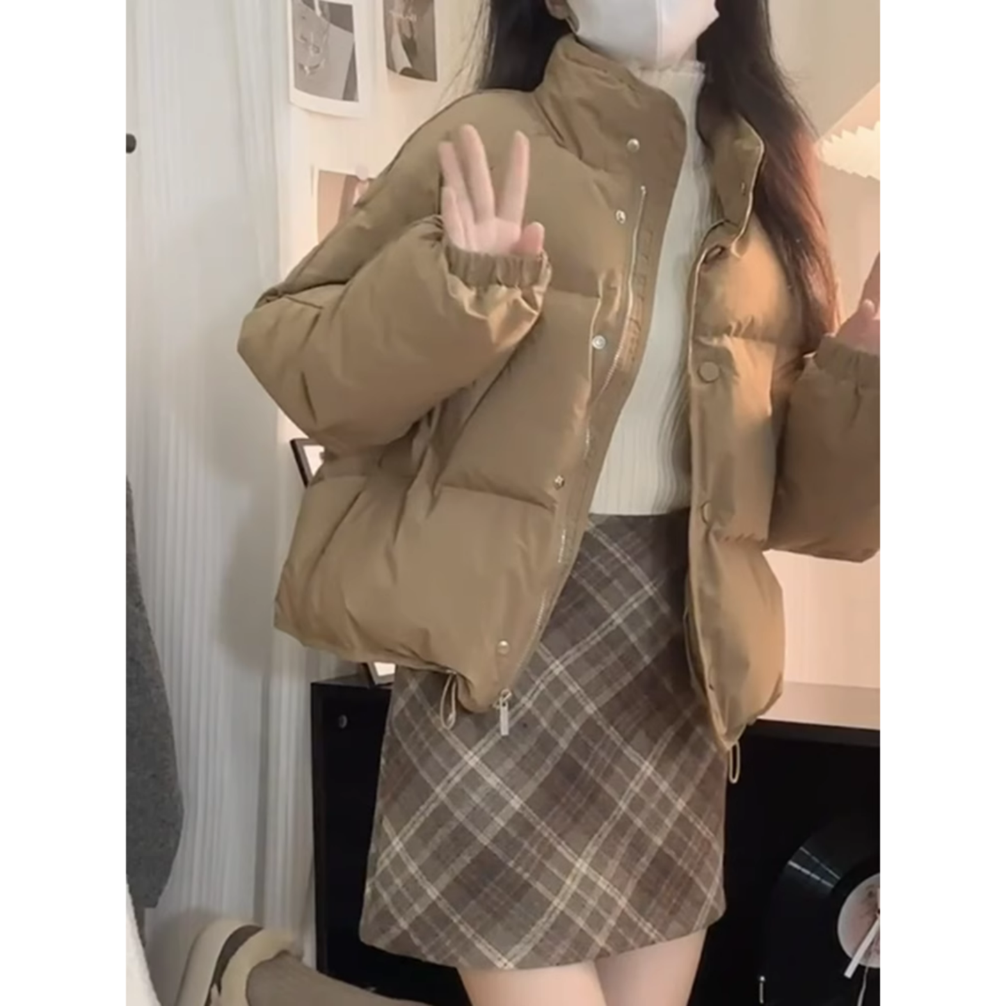 棉衣棉服女2025年新款冬季棉袄外套加厚休闲高级感超好看短款冬天