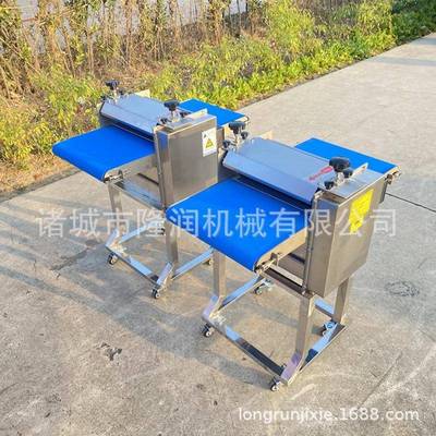 全自动鸡胗鸭胗鹅胗切花机 商用刻花设备小型鱼柳鱼排加工切花机