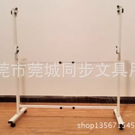 汇泉HQ90240A（120*240）双杠大方管厚型可伸缩移动白板架