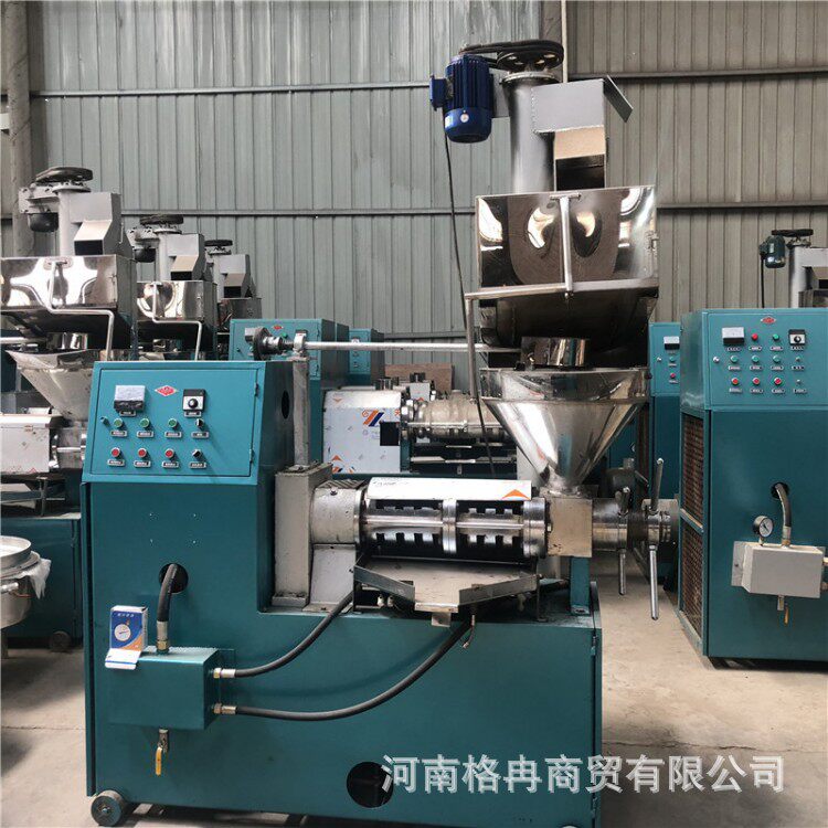 一次榨净螺旋榨油机供货商立式花生榨油机械设备大豆榨油机