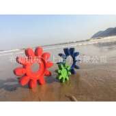 上海布勒红色黄色绿色梅花联轴器缓冲垫 减震块 弹性体GS75梅花瓣