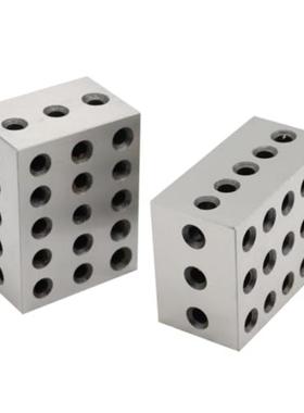 2-3-4平行垫块23孔英制机床垫铁0.0003“虎钳等高垫铁铣床平行板