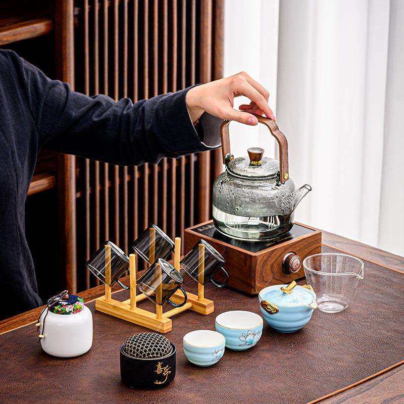 围炉煮茶套装玻璃煮茶壶电陶炉全套烤奶壶罐罐壶煮茶具一整套户外,畜牧/养殖物资,畜牧/养殖器械,淘宝优惠券,粉丝福利购,淘宝优惠卷