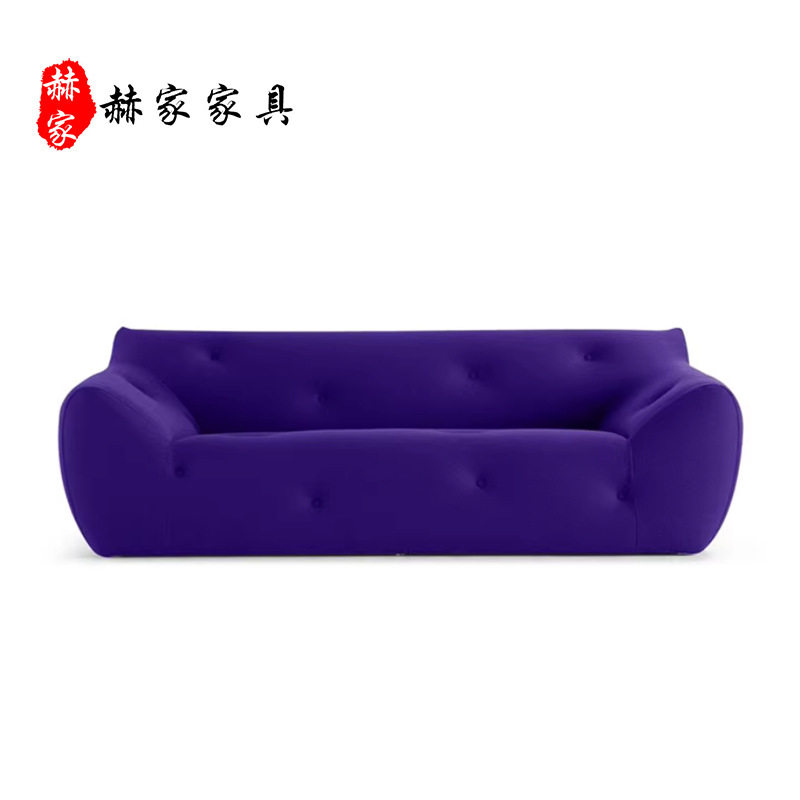 A-810简约小户型多巴胺设计师网红沙发罗奇堡小恶魔懒人布艺沙发