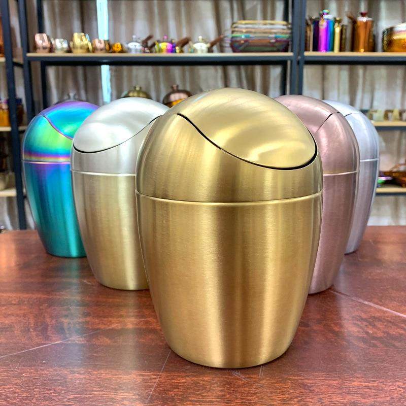 新款304不锈钢垃圾桶小型彩色蛋形摇盖式桌面迷你办公室纸篓,畜牧/养殖物资,畜牧/养殖器械,淘宝优惠券,粉丝福利购,淘宝优惠卷