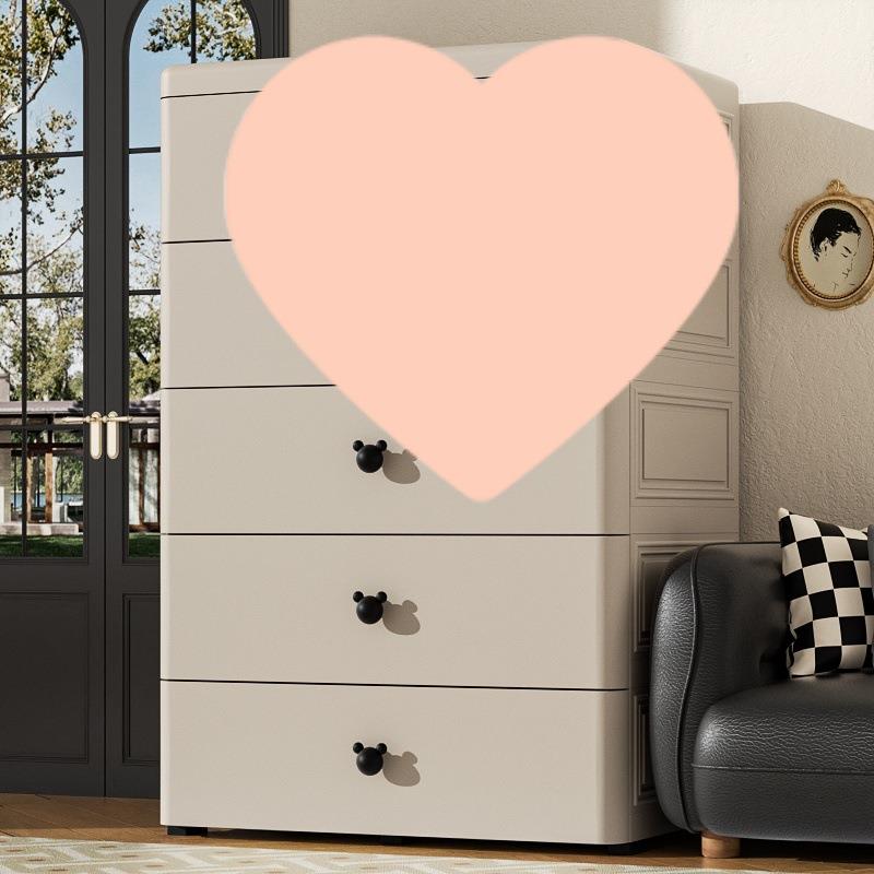 70/80cm加厚收纳柜抽屉式宝宝衣柜儿童整理五斗置物柜储物收纳箱