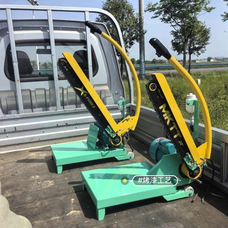 新型切木锯圆木断木锯木柴切割机220v锯木电链锯