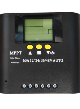 SYB系列12/24/48V太阳能MPPT控制器40A/50A/60A带LCD屏幕和USB口
