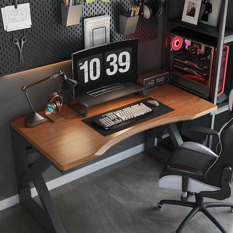 电脑桌台式书桌学生家用写字卧室办公游戏桌子简约电竞桌椅套装厂