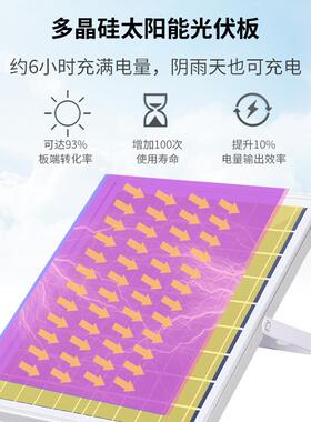 2025新款太阳能投光灯户外庭院灯爆亮院子照明灯弧面大广角泛X20