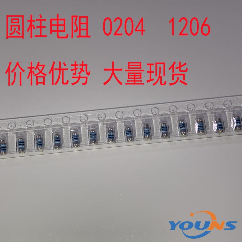 现货优势晶圆电阻贴片色环电阻0204F1%1206体积10K欧姆