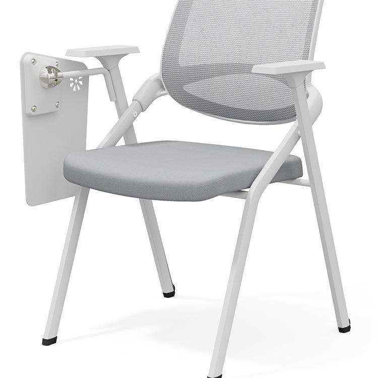 折叠培训椅带桌板会议椅带写字板新闻椅学校会议室折叠椅培训椅子