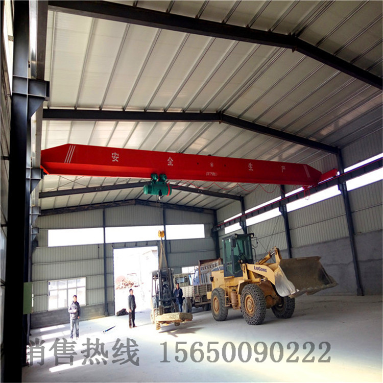 武安行吊电动遥控行车车间污水处理厂用5吨10吨单梁桥式起重机