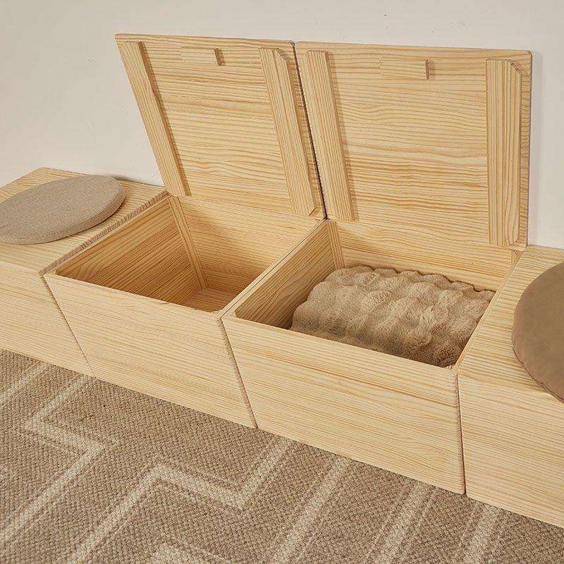 榻榻米木箱拼床飘窗柜收纳实木箱大号卧室储物箱小户型可坐整理箱