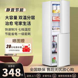一级能耗小冰箱家用小型宿舍租房节能省电双开门大容量中大型冰箱