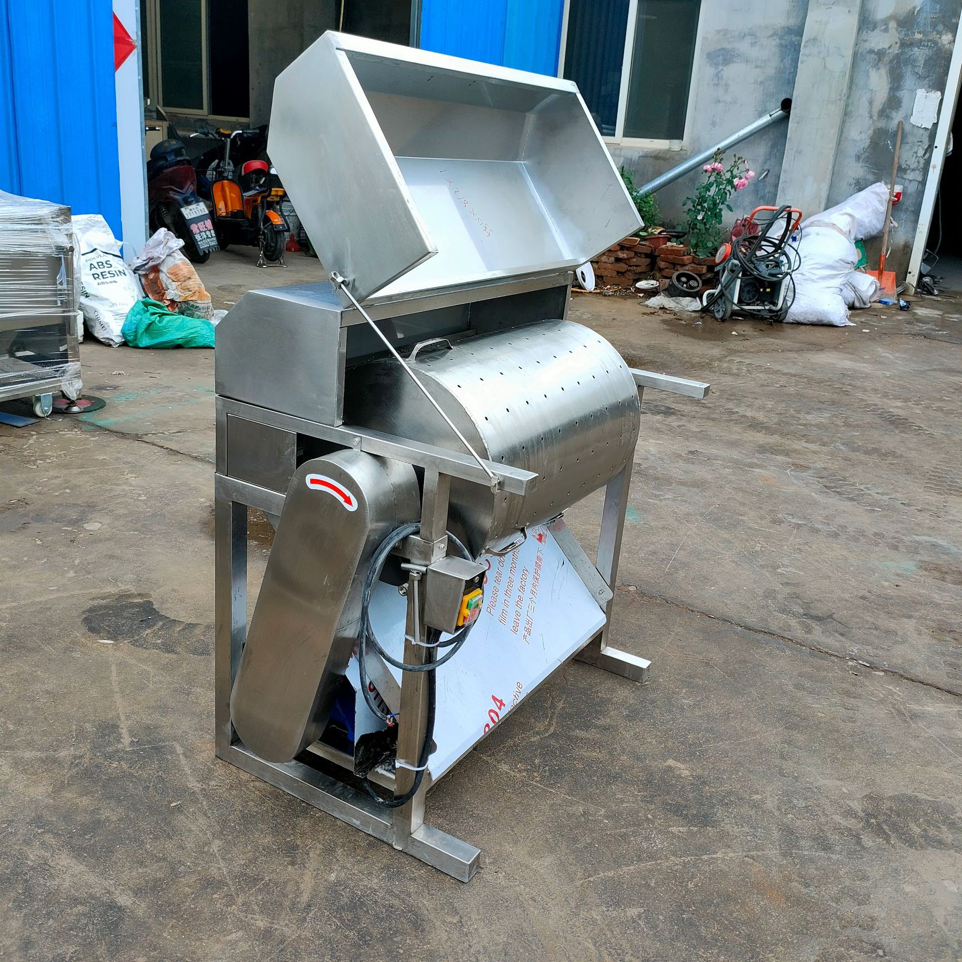多功能洗肠机 全自动滚筒翻转鸡鸭鹅肠清洗机器 商用鸭肠清洗机