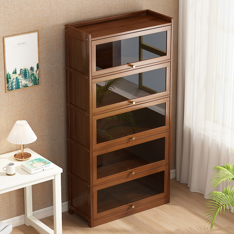 书架置物架落地家用书柜置物柜儿童储物柜自由组合防尘桌面展示柜