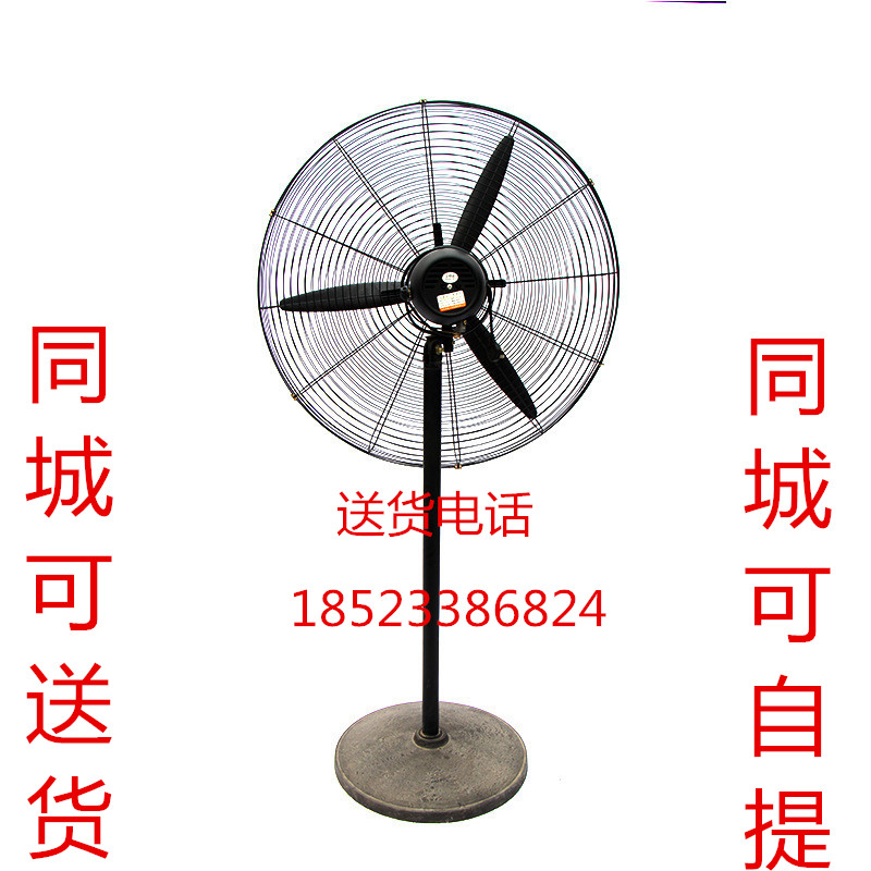 工业扇落地壁挂FS-75 新款纯铜电机牛角扇工厂烧烤夏季电扇