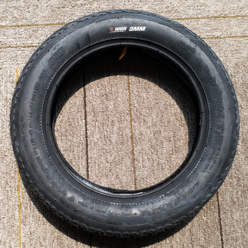 正新3007迷你折叠车代驾车电动车自行车12寸加厚内胎外胎防刺轮胎