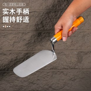 新款抹泥刀砖刀小产瓦工泥工贴瓷砖刀不锈钢一体皿子大灰刀皿刀