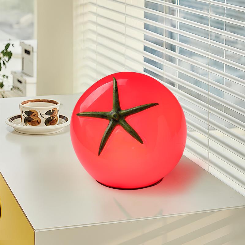 装饰台西红柿小夜灯卧小室床头氛围灯西灯红柿台番茄灯KS202308灯