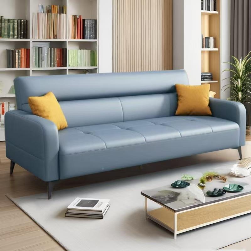 服款双猫抓皮多功能折叠沙发床小户型客厅公AS32寓装店人三人新沙