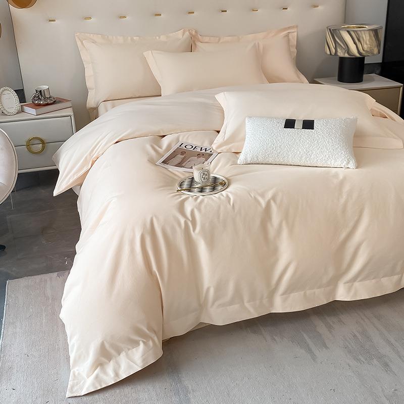 180SC全棉磨毛单被套纯色简约单被罩单人50200被套件学生宿舍*床