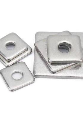 304不钢加大WOW锈厚四方垫片正方形加平垫圈幕墙MM5M8M140M12M16