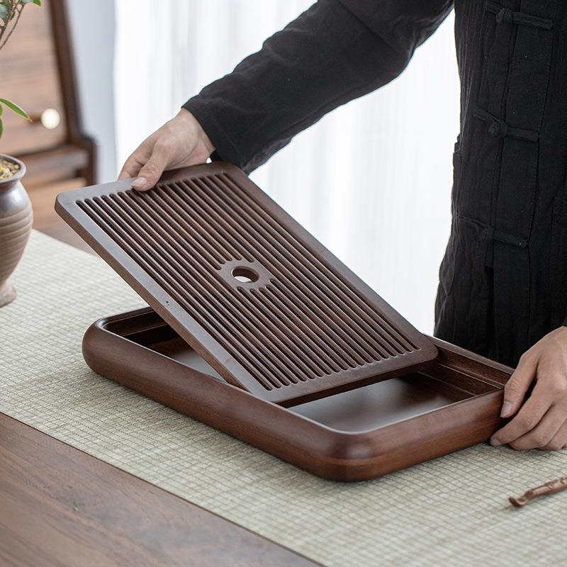 花梨木茶盘家泡用202新款型高端实木5干茶台托盘客82035小厅储水