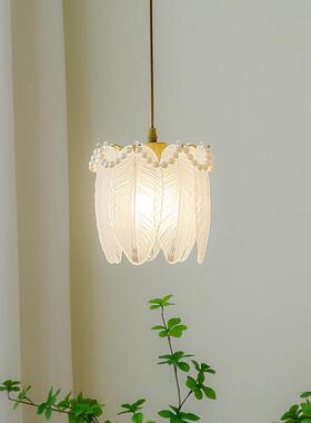 法式水晶轻小奢吊灯吸阳台入道户玄关灯过走廊全光ADS255谱单头小