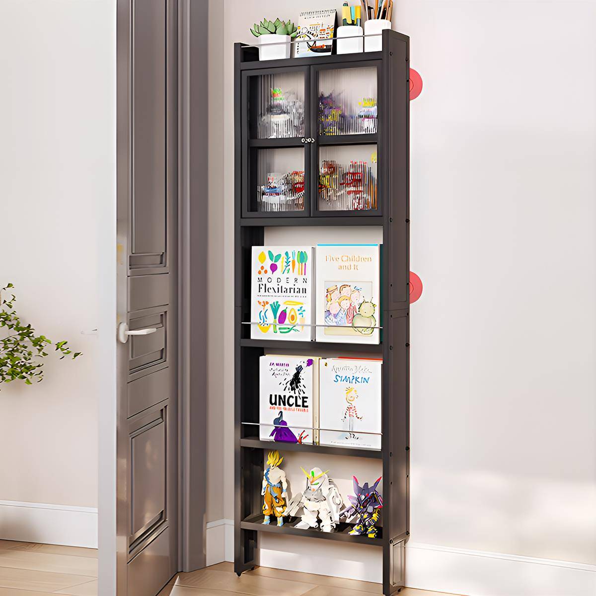 卫生间门后置物窄落地多层10cm夹XYF缝架洗间厕浴所室手用品收纳