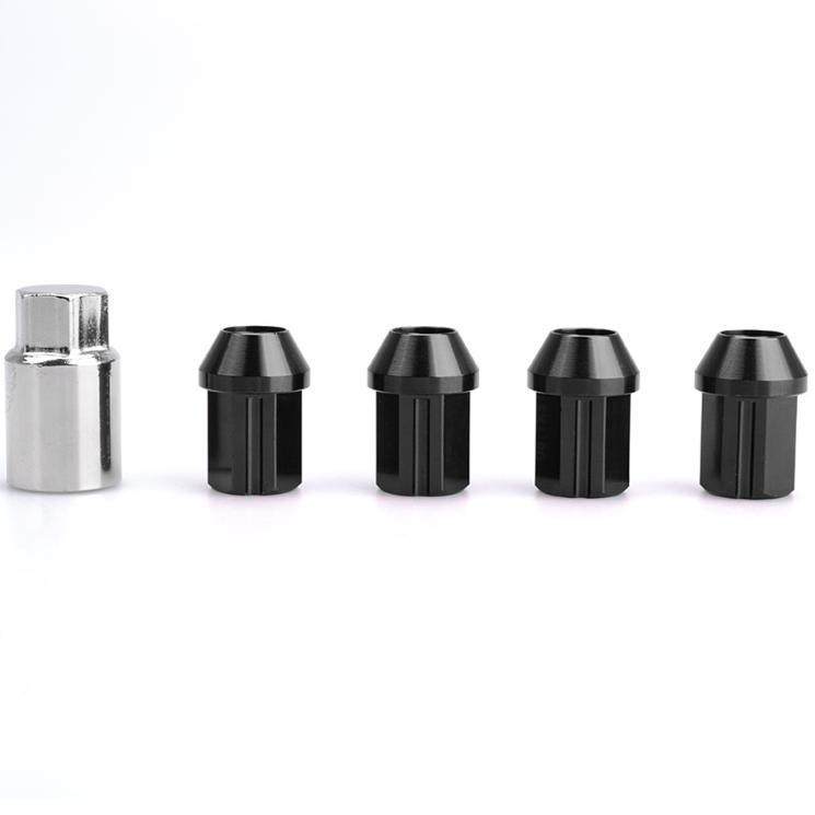 改航轮毂轮带毂螺母7装075空铝合金轻量化螺母WUN35mm六角七角螺