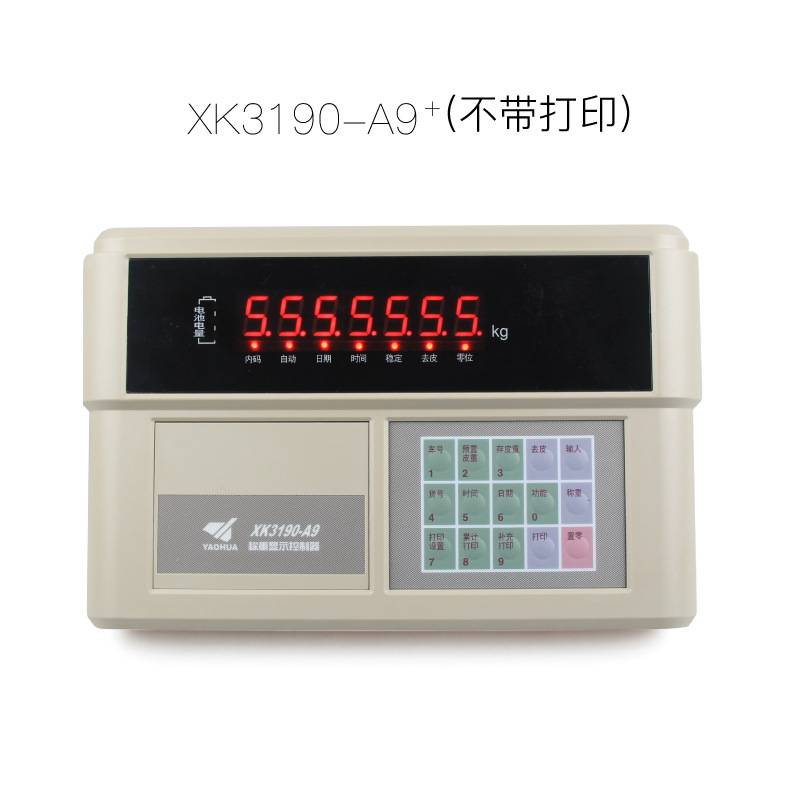 上海耀华XK3190-A9+A9P称重仪表大地磅显示器汽车衡表头打印仪表