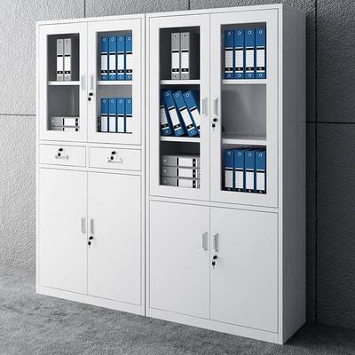 宇威钢制办公件铁皮柜柜档案凭资料柜文带锁加T1021厚抽屉五证节