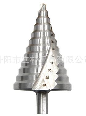 尺寸梯6-60mm开孔器高速钢螺旋54754大槽阶钻白钻塔钻三钻多功能