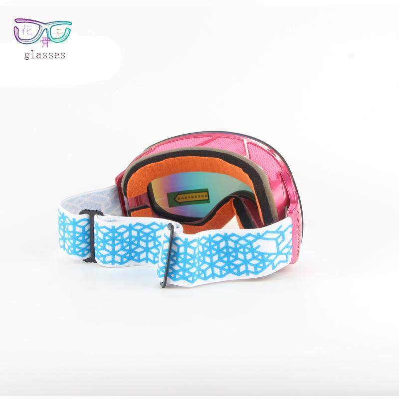 促销滑雪镜双层防面滑雪眼镜可HAB卡球近视镜架滑雪备雾成装人