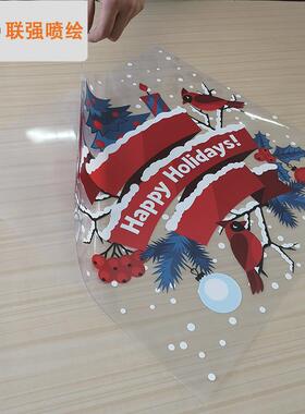 圳深厂家直销UV超透膜静透电膜玻璃装饰隔XVO断白色明车贴贴喷绘