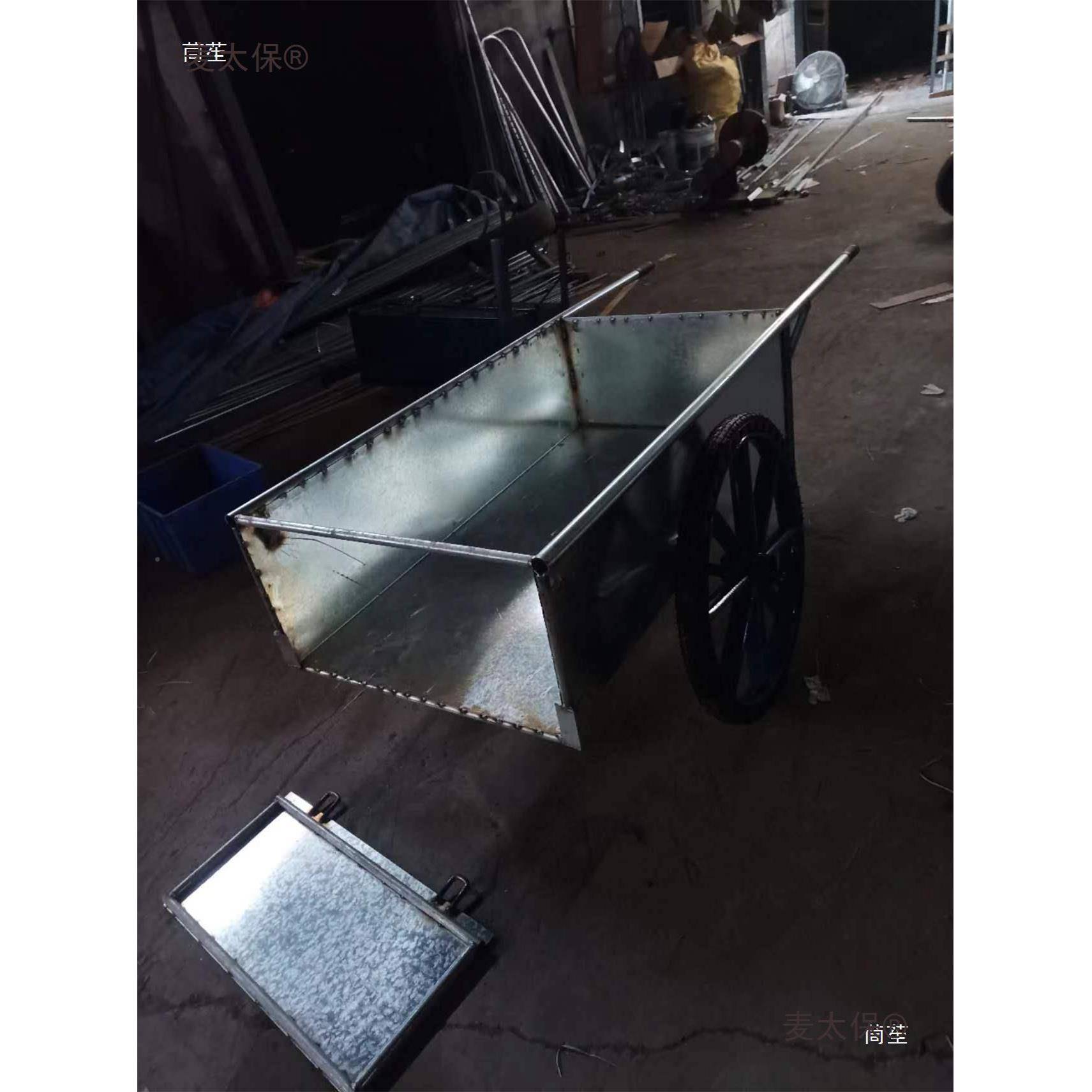 工灰地推车XVR拉斗车水泥手推车垃圾车拉砖小铁车砖车车独轮车麦