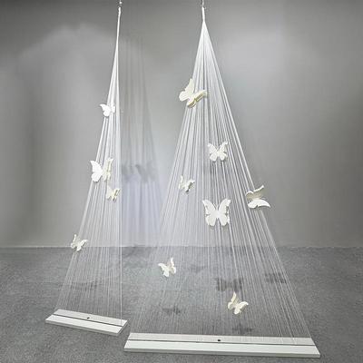 吊顶造装饰帘景成流橱窗引线帘婚礼品HSJ堂路苏软装背景帘子装饰