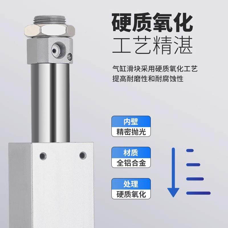 亚客型EXF耦式无杆气RMS10/16/20/25/32/4德0X100X150X20X3000缸X