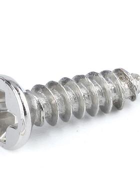 KA淬火镀镍加硬十字沉自攻螺攻丝平头字自螺钉M2头-MDSB十3-M3.5-