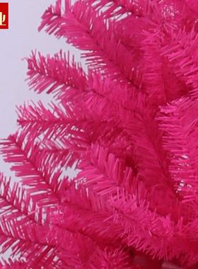 玫红色豪2华19362加密诞树装饰品裸树套餐1./1圣5./1.8/2.1/2.4米