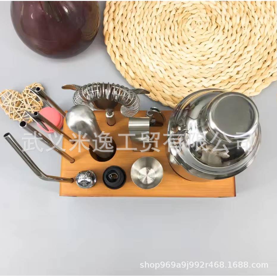 不锈钢调件酒器装1套鸡YSM酒调酒套醒酒摇酒器雪尾克师壶酒吧工具