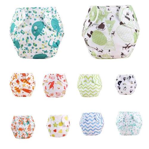 Baby Diapers Reusable Nappies Cloth Diaper Nappy Washable To