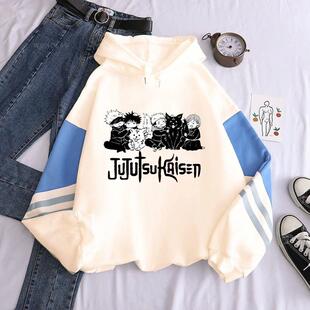 Anime Jujutsu Kaisen Hoodie Kawaii Gojo Satoru Graphic Hoodi