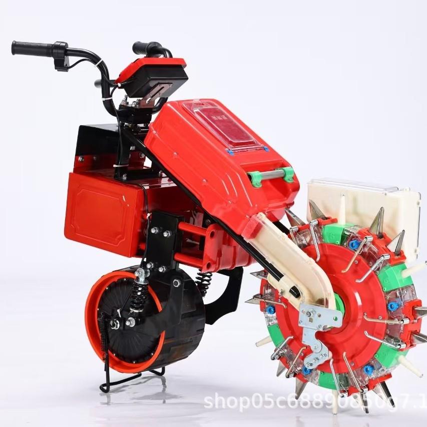 鑫农乐02号电动农用播种机助力自走式可调播种花生玉米专用一体机